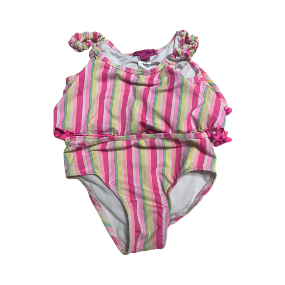 Colorful Striped Swimsuit